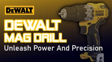 dewalt mag drill